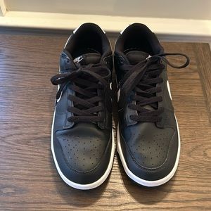Nike Dunk Low Retro Black & white Size 10.5 good condition 100% Authentic no box